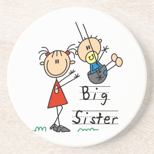 Big Sister med lille Brother-gåvor Underlägg (Framsidan)