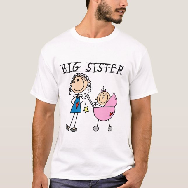 Big Sister med Little Syrran Tshirts (Framsida)