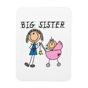 Big Sister med små sister-gåvor Magnet