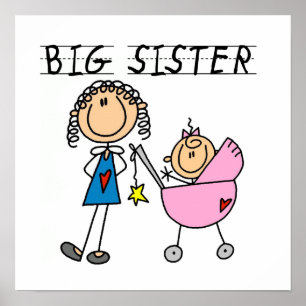 Big Sister med små sister-gåvor Poster