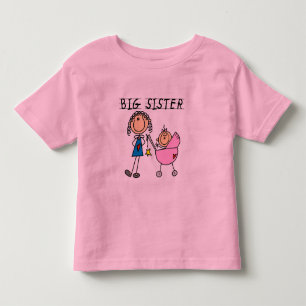 Big Sister med små sister T-shirts och presenter