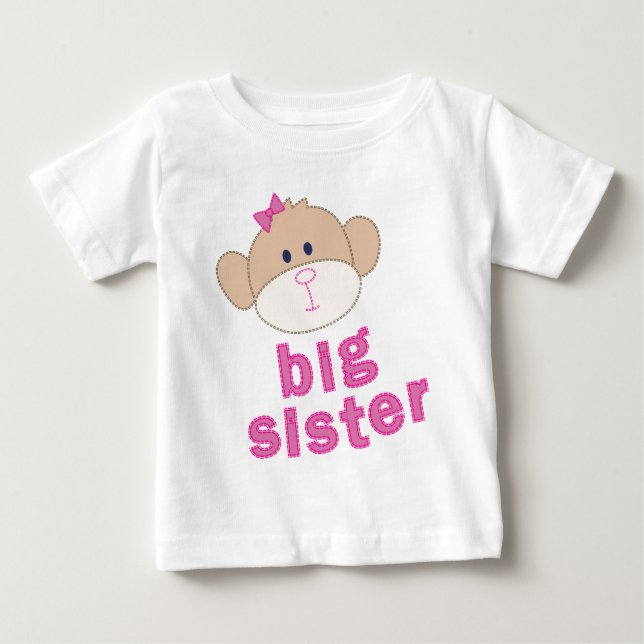 Big Sister monkey T-shirt (Framsida)