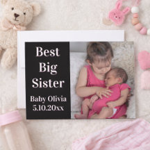 Big Sister New Syskon Photo Birth Notice