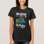 Big Sister of the Birthday Boy Tävla Car T Shirt<br><div class="desc">Big Sister of the Birthday Boy Tävla Car</div>
