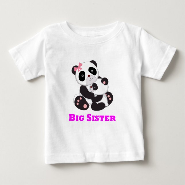 Big Sister Panda Tee Shirt (Framsida)