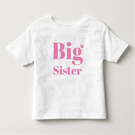 Big Sister Rosa brev Flickans T-Shirts
