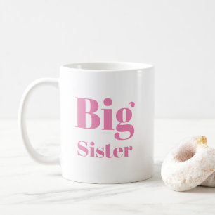Big Sister Rosa brev-flickans vita Kaffemugg