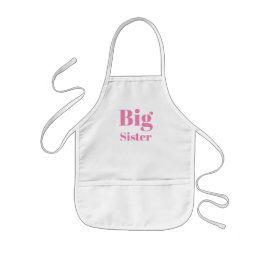 Big Sister Rosa brev Flickor Barnförkläde