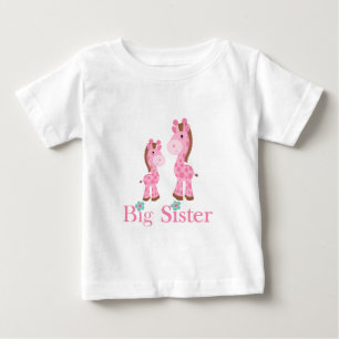 Big Sister Rosa och Brown Giraffes Tee
