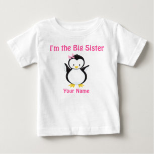 Big Sister Rosa Penguin Personlig T Shirt