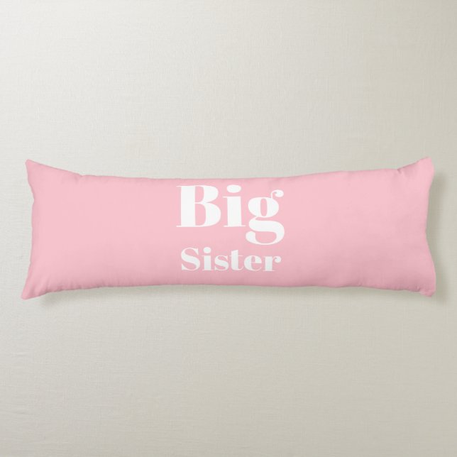 Big Sister Rosa White girl's Kroppskudde (Framsidan)