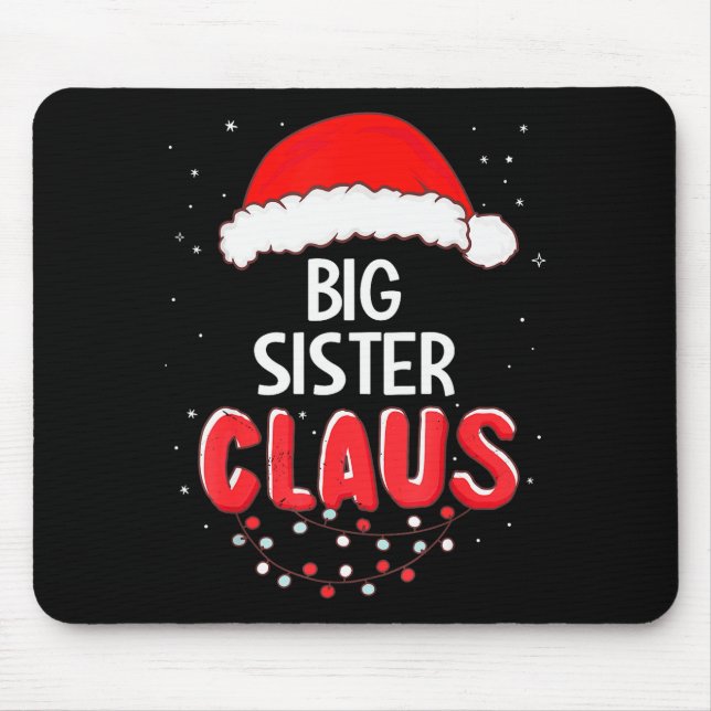 Big Sister Santa Claus Christmas Matching Costume  Musmatta (Framsidan)