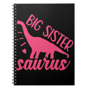 Big Sister Saurus i Rosa Anteckningsbok