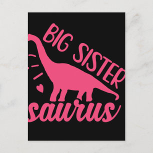 Big Sister Saurus i Rosa Vykort
