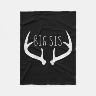 Big Sister Shirt - Big Syrran Hjort Antlers Huntin Fleecefilt
