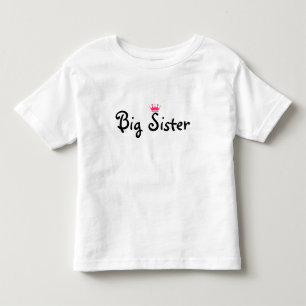 Big Sister Shirt med Krona på baksidan T-shirt