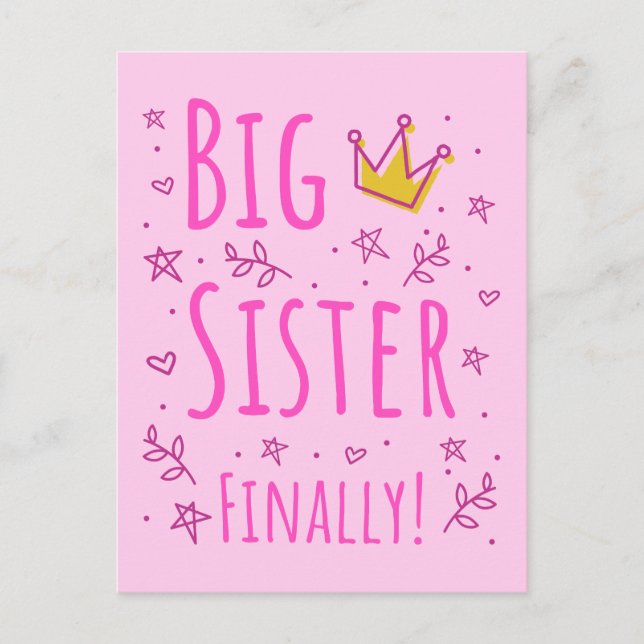 Big Sister slutligen III Vykort (Framsida)