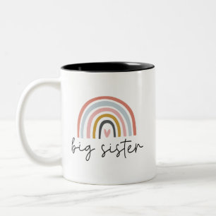 Big Sister Småbarn Sisters Kids  Två-Tonad Mugg
