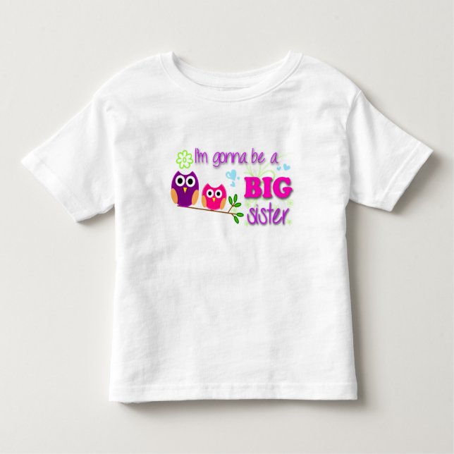 Big Sister Småbarn Tee (Framsida)