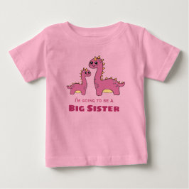 Big Sister söta dinos T Shirt
