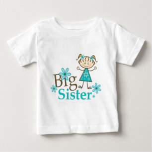 Big Sister Stick figur T-shirt