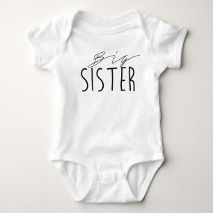 Big Sister Svart fetstil Tröja