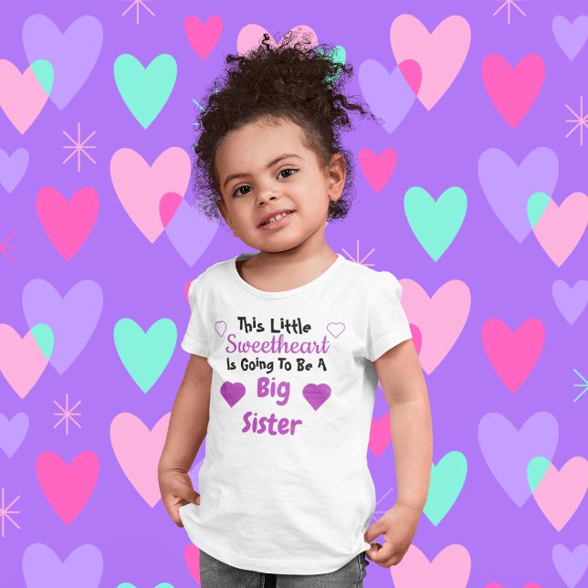 Big Sister Swehoney Gravid Reveal T Shirt (Skapare uppladdad)