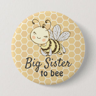 Big Sister Syrran ska vara Bumblebee Bee Baby Show Knapp