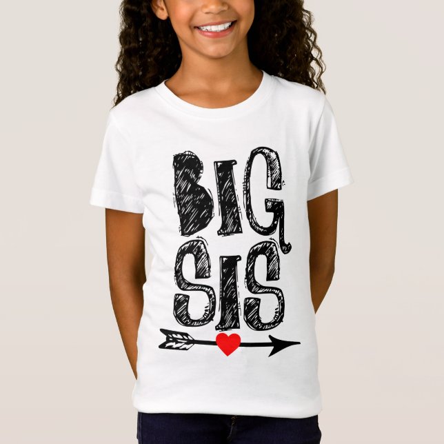 BIG SISTER SYRRAN T-Shirts (Framsida)