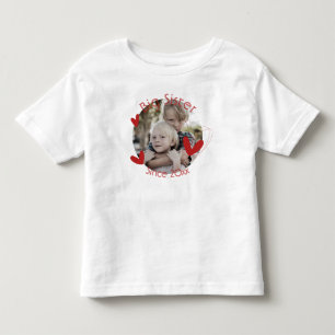 Big Sister Syskon Photo Heart Cute T Shirt