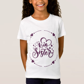 Big Sister T-Shirt Baby / Gravid Meddelande