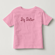 "Big Sister" T-shirt i fint jerseymaterial