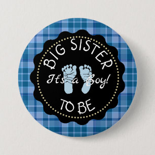 BIG SISTER till Blue Play Shower-knapp Knapp