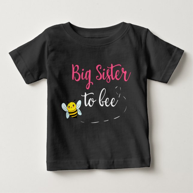Big sister to bee t shirt (Framsida)