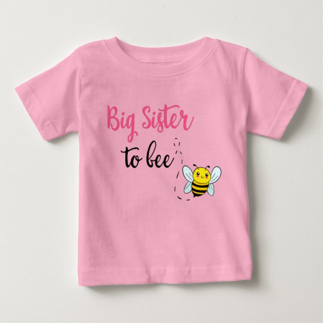 Big sister to bee t shirt (Framsida)
