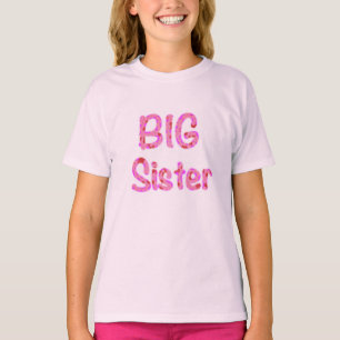 Big Sister Typography T Shirt