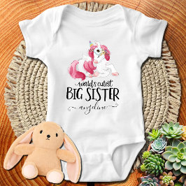 Big Sister Unicorn T Shirt