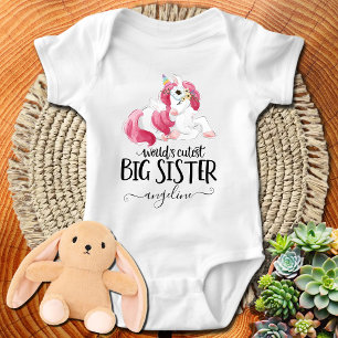 Big Sister Unicorn T Shirt
