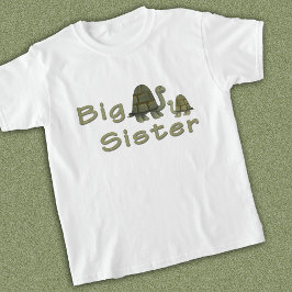 Big Sister Whimsical Turtles T Shirt