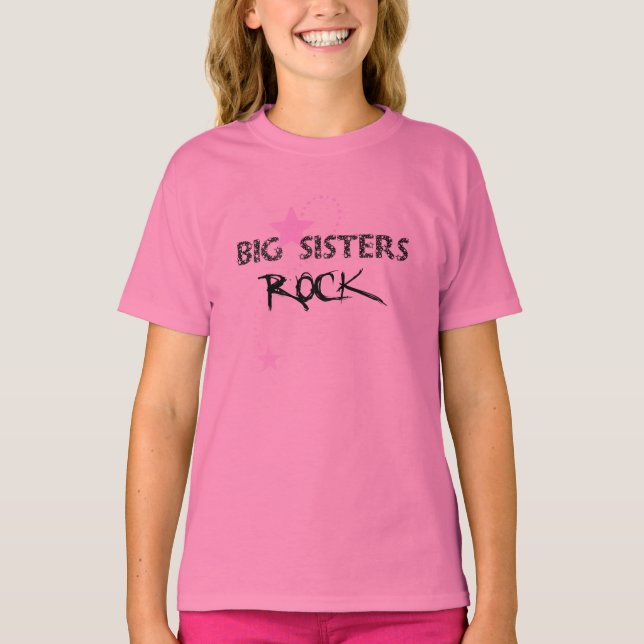 Big Sisters Sten Rosa Tee (Framsida)