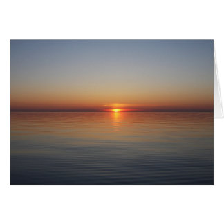 "Big Sjö Sunset" Photo Art - Tillfällen Hälsningskort