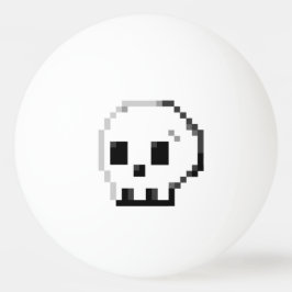 Big Skull-pixelbild 8-bitars Ping Pong Boll