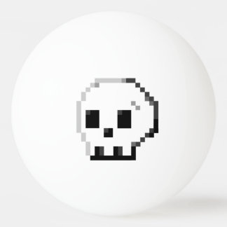Big Skull-pixelbild 8-bitars Ping Pong Boll
