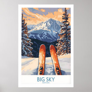 Big Sky Art Print - Skidposter 1 Poster