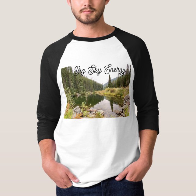 Big Sky Energy Raglan Shirt T (Framsida)