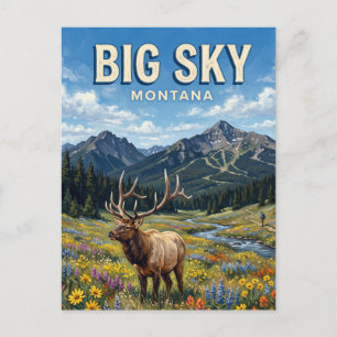 Big Sky Montana Vykort
