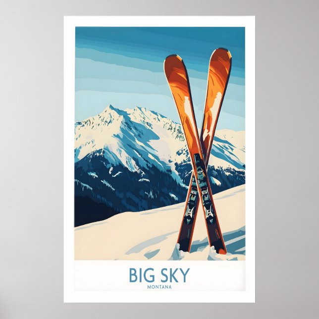 Big Sky Poster Montana 1 (Framsidan)