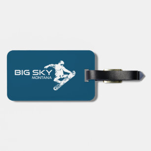 Big Sky Resort Montana Snowboardare Bagagebricka