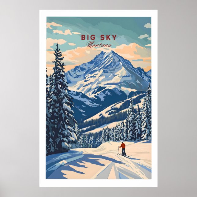 Big Sky Wall Art 1 Poster (Framsidan)
