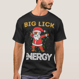 Big Slicka Energy Santa Dab Ugly jul Sweater T Shirt